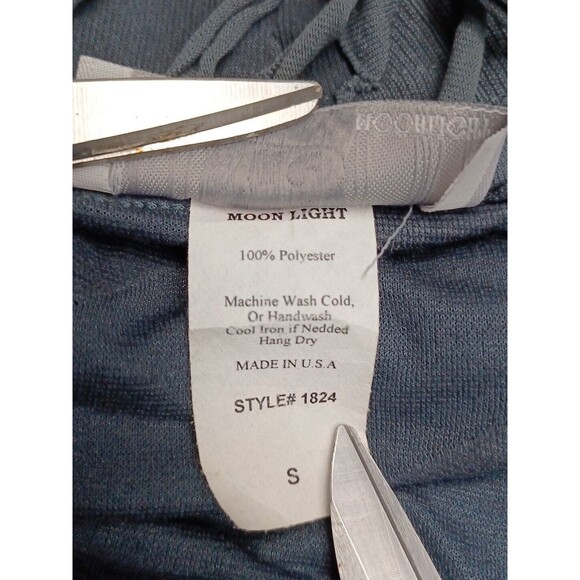 Moonlight Y&S open front cardigan gray fringed all Over Small - Picture 9 of 9